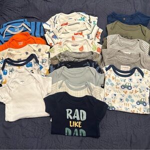 Baby Boy Clothing Bundle Old Navy Onesies Jeans Overalls Kids